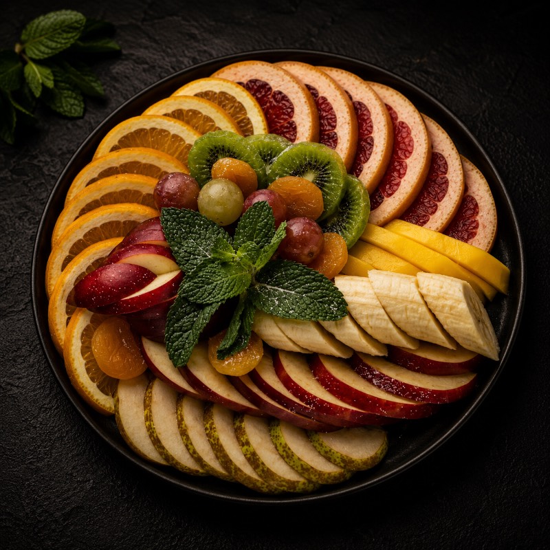 Platou cu fructe de sezon