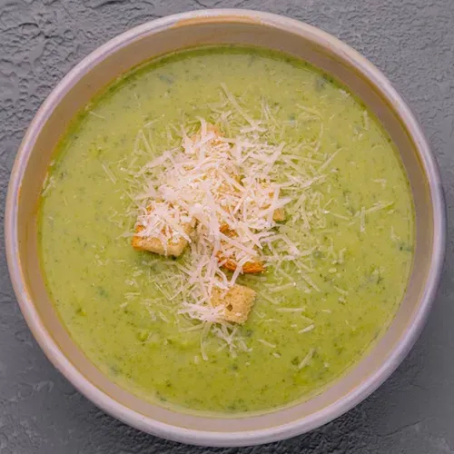 Supă cremă de broccoli și spanac