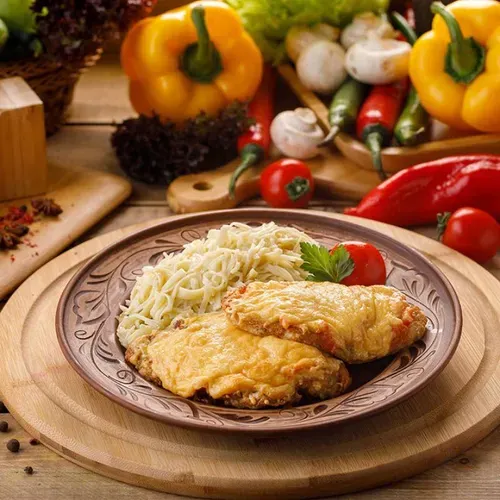 File de pui delicios cu tăiței de casă