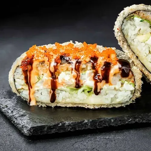 Sushi burger cu creveti