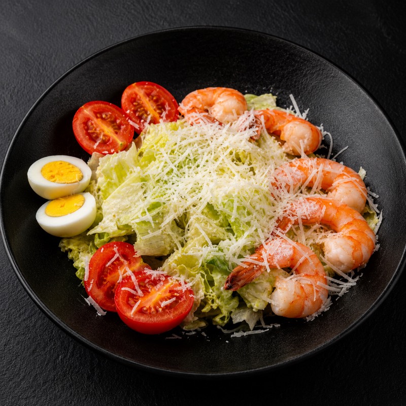 Salată Caesar cu creveți