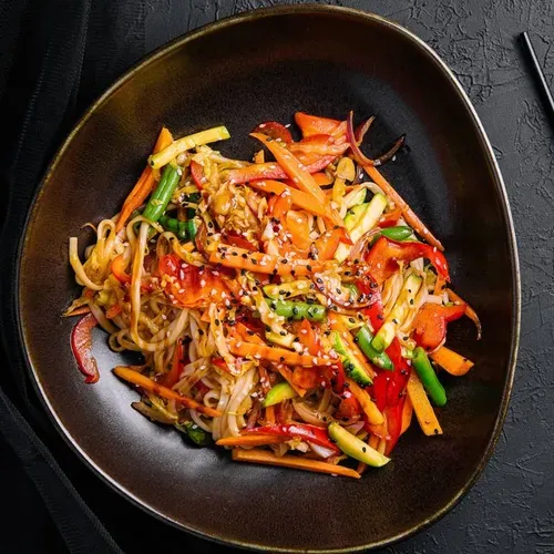 Tăiței Udon cu legume
