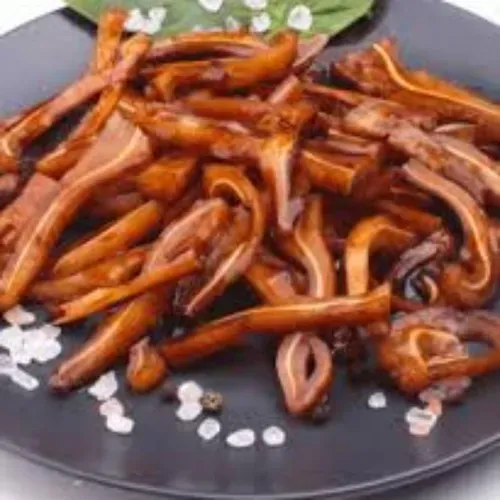 Urechiuşe de porc în sos dulce acrişor
